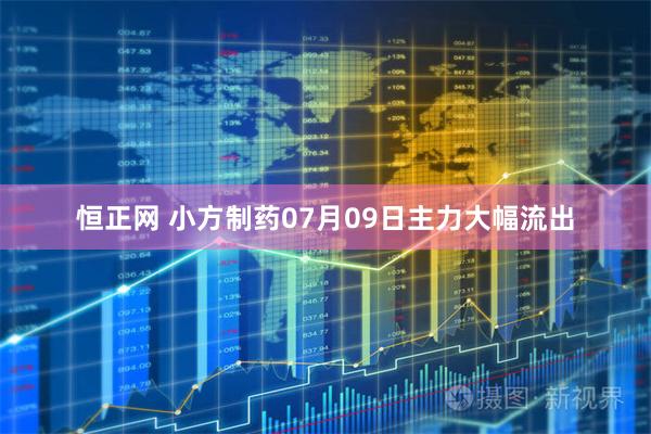 恒正网 小方制药07月09日主力大幅流出